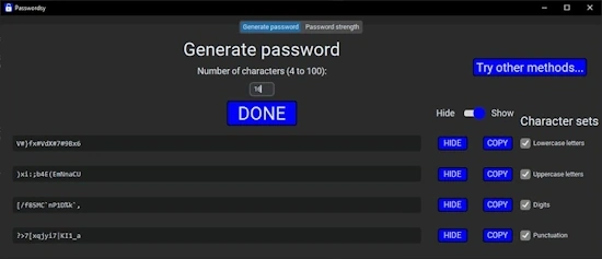 Passwordsy